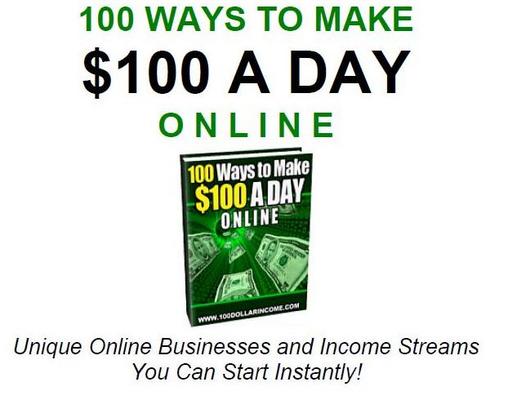 Product picture 100 Ways To Make One Hundred Dollars Online
